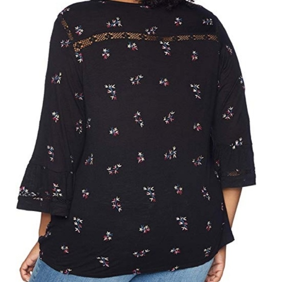 Lucky Brand- Multi Swiss Dot Blouse - Picture 4 of 8